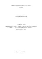 prikaz prve stranice dokumenta Transformacija izraelskog društva kroz prikaz parlamentarnih izbora od 1949. do 2021.