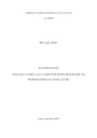prikaz prve stranice dokumenta Analiza utjecaja umjetne inteligencije na psihološko stanje ljudi
